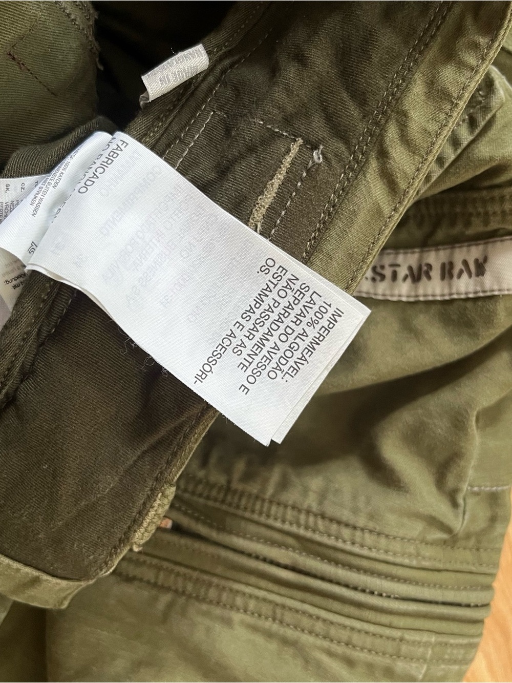 G-Star Raw Rco Powel 3D Tapered Cargo Pants 31W Army Military Green Archive - Picture 6 of 12